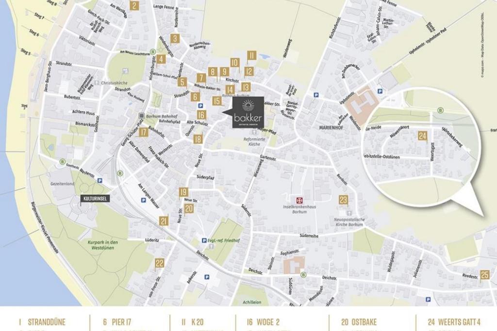 Ferienwohnung 1 K20 Borkum Exteriör bild